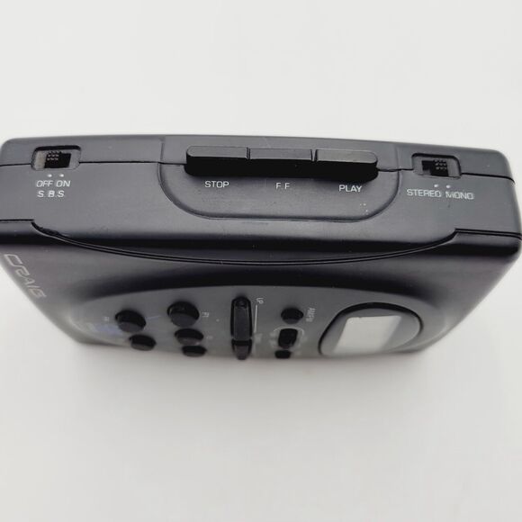 CRAIG JH6422 Personal Stereo Cassette Player Belt Clip SuperBass System VTG - Picture 15 of 16